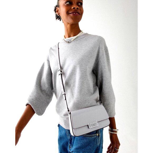 Kate Spade New York Reegan Patent Mini Flap Crossbody  New Kate Spade Reegan Patent Mini Flap Crossbody Pavement